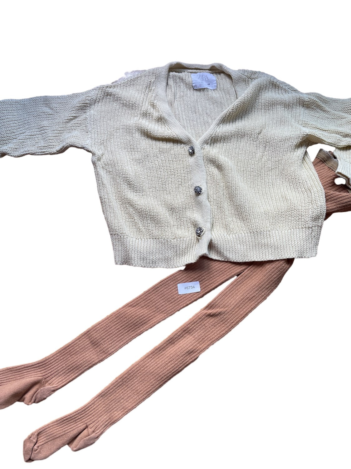 Ensemble cardigan et collants - Taille 116