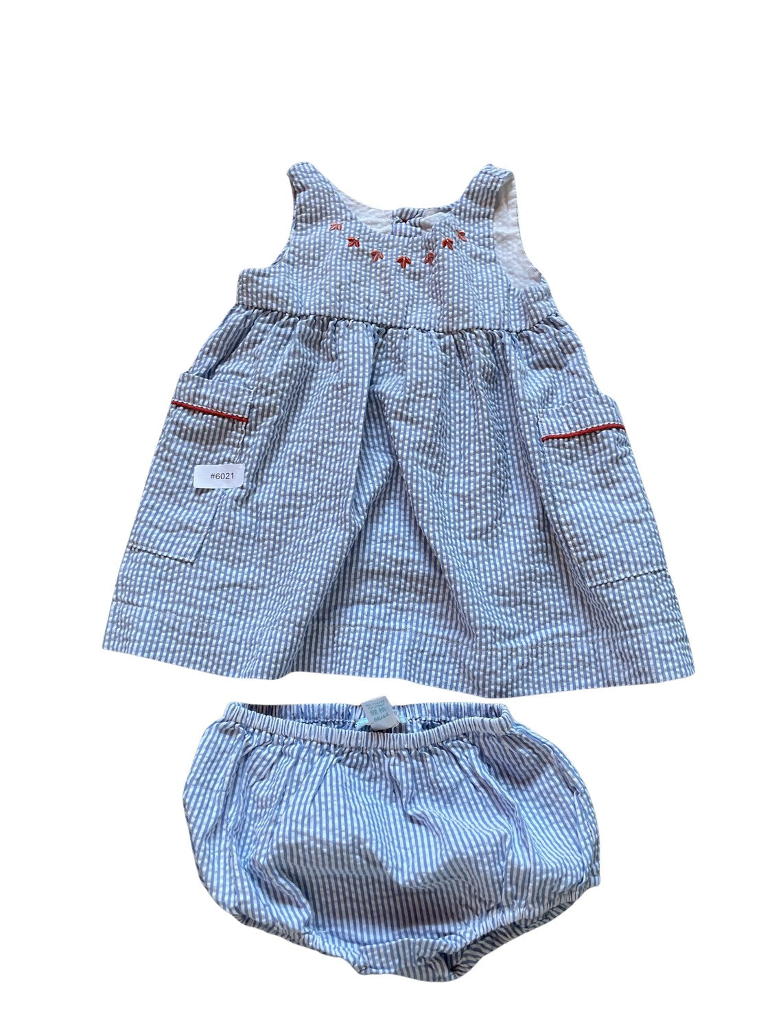 Sommerkleid mit Bloomers - Gr. 68
