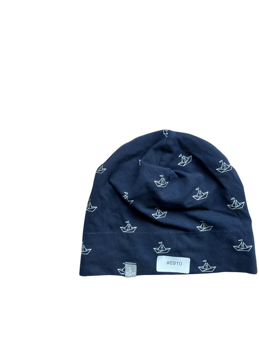 Bonnet à motif bateau - T. 80