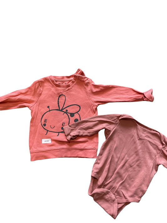 2er Bundle Pullover und Body - Gr. 92