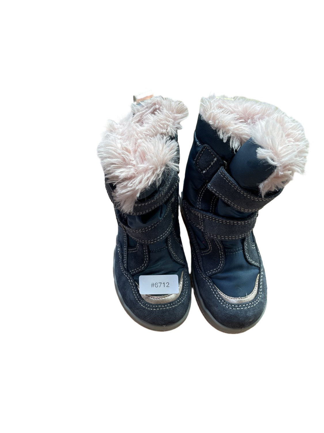 Winterstiefel mit Fellbesatz - Gr. 25
