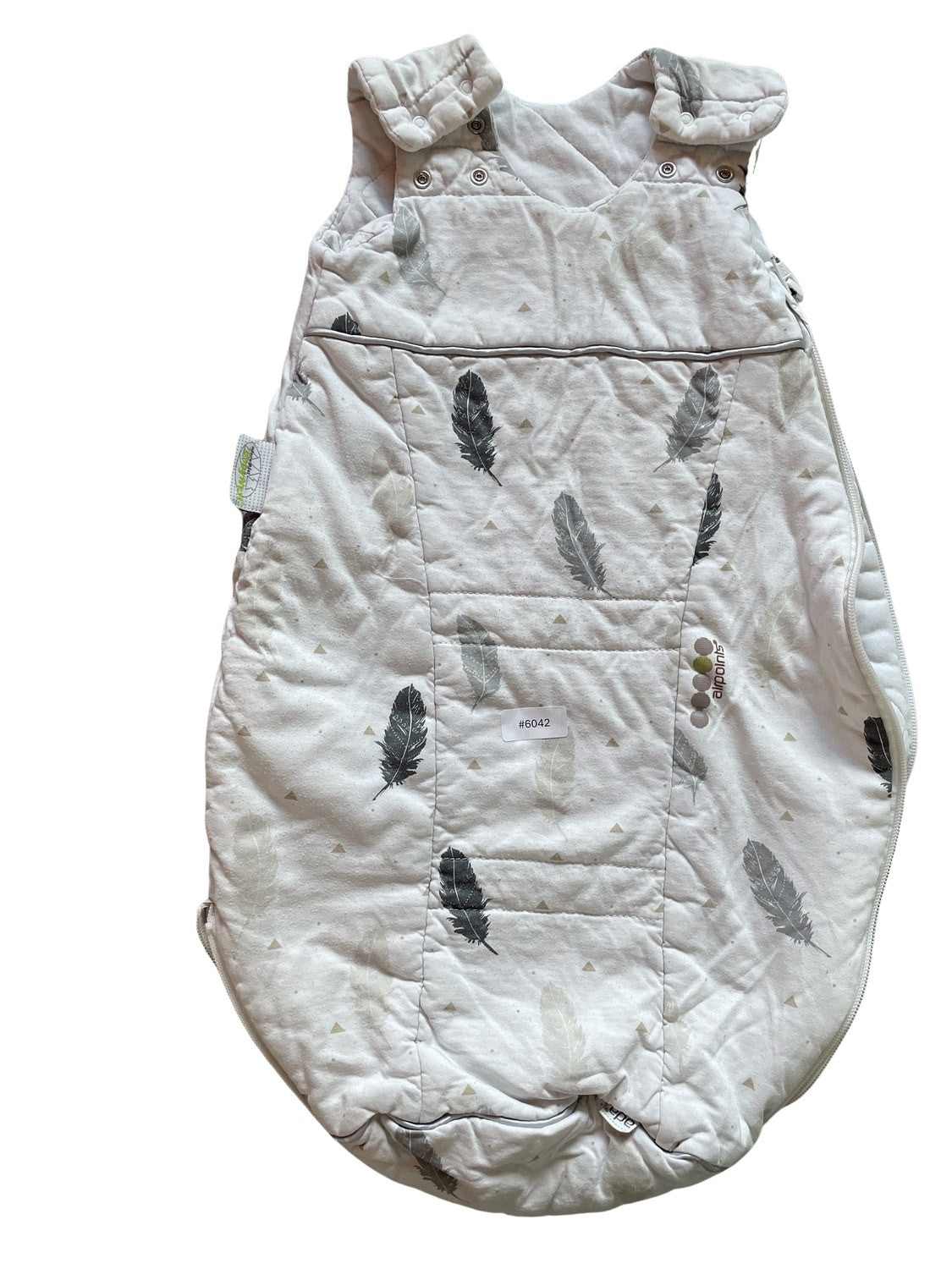 Schlafsack mit Federmuster - Gr. 62