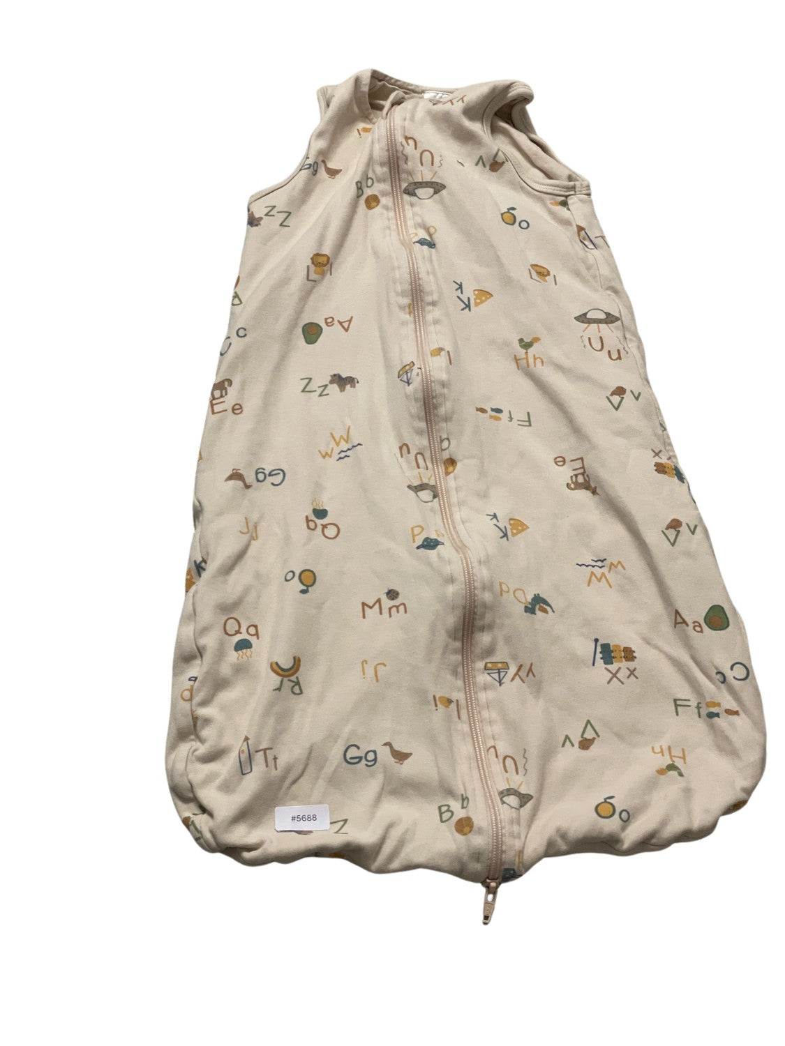 Schlafsack mit Buchstabenmuster - Gr. 80
