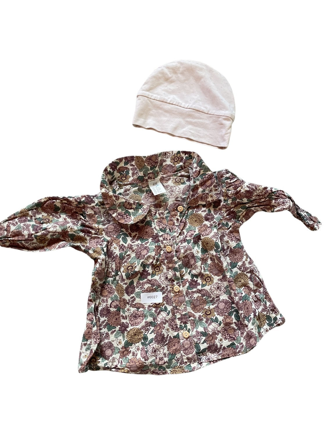 Bluse mit Blumenmuster - Gr. 68