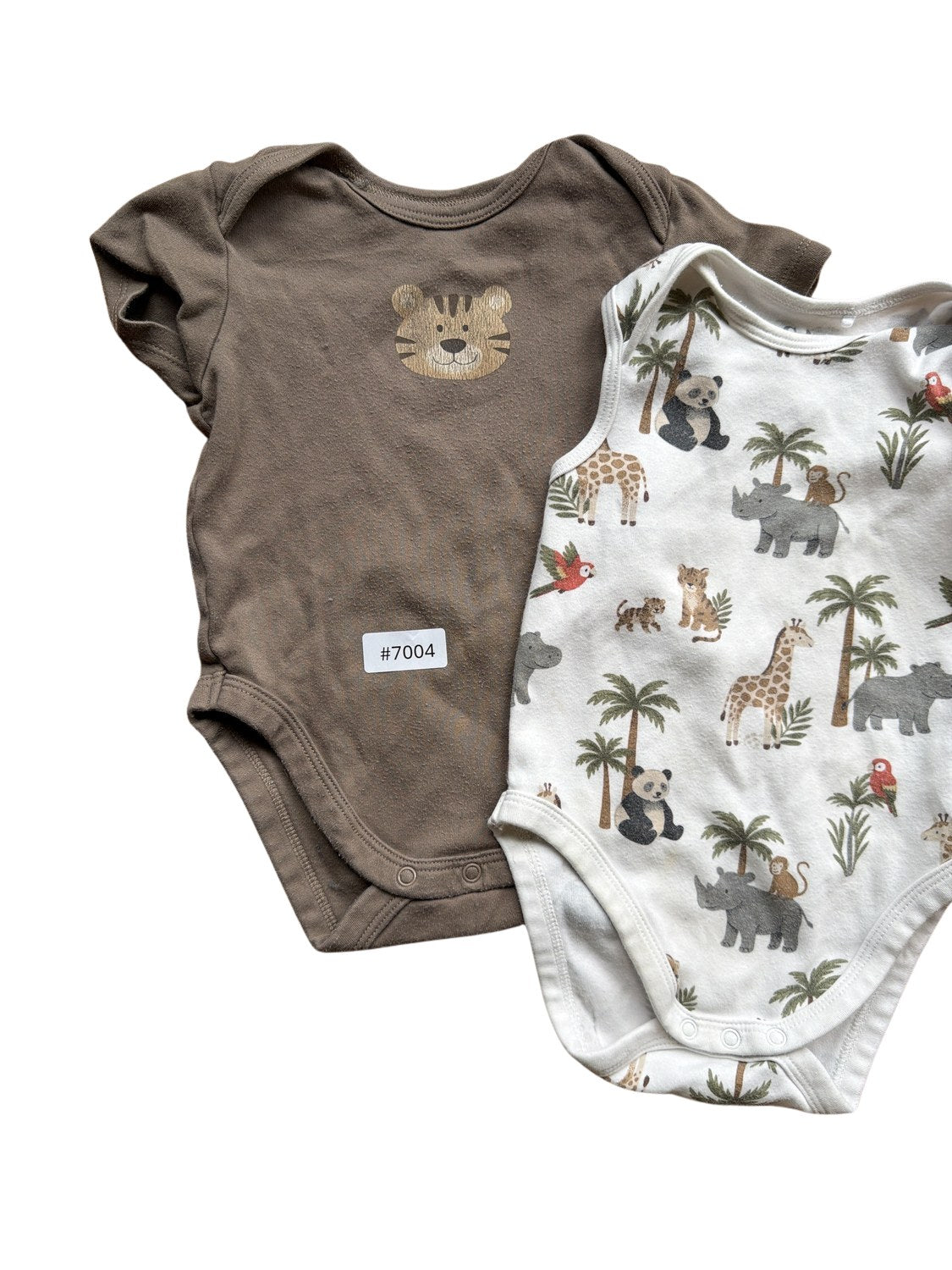 2er Bundle Body mit Tiermotiven - Gr. 74