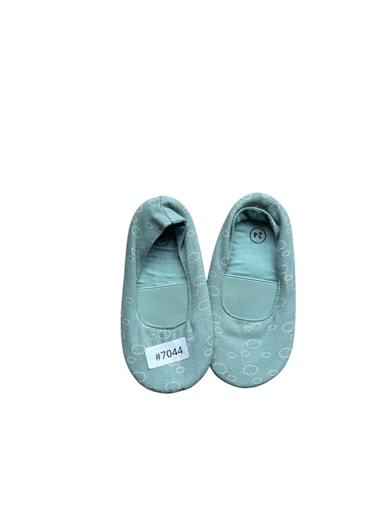 Hausschuhe/Ballettschuhe mit Muster - Gr. 24