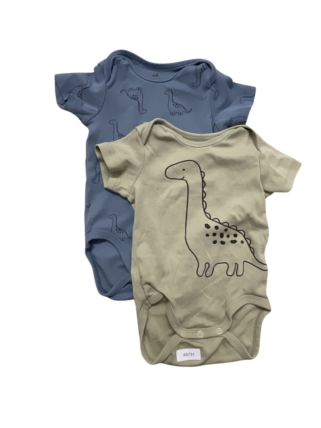 2er Bundle Body mit Dinosaurier-Motiv - Gr. 74