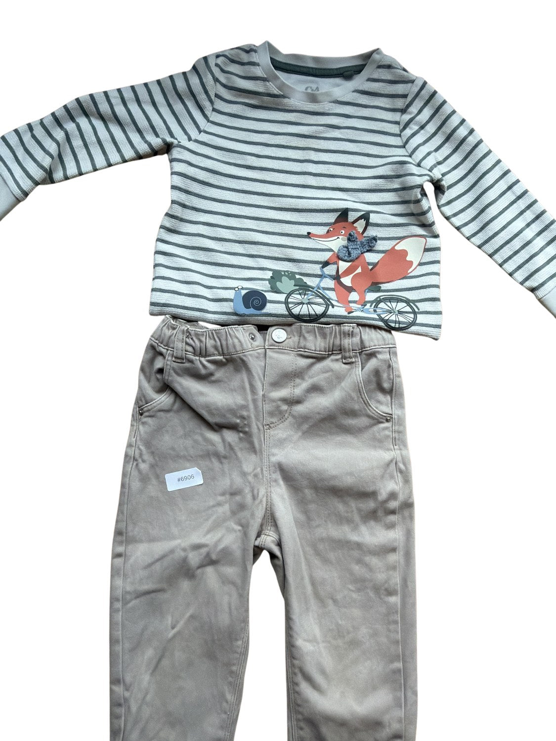 Ensemble avec pull rayé et pantalon - Taille 86