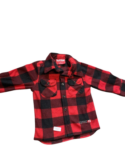 Langärmelige Fleecejacke - Gr. 98