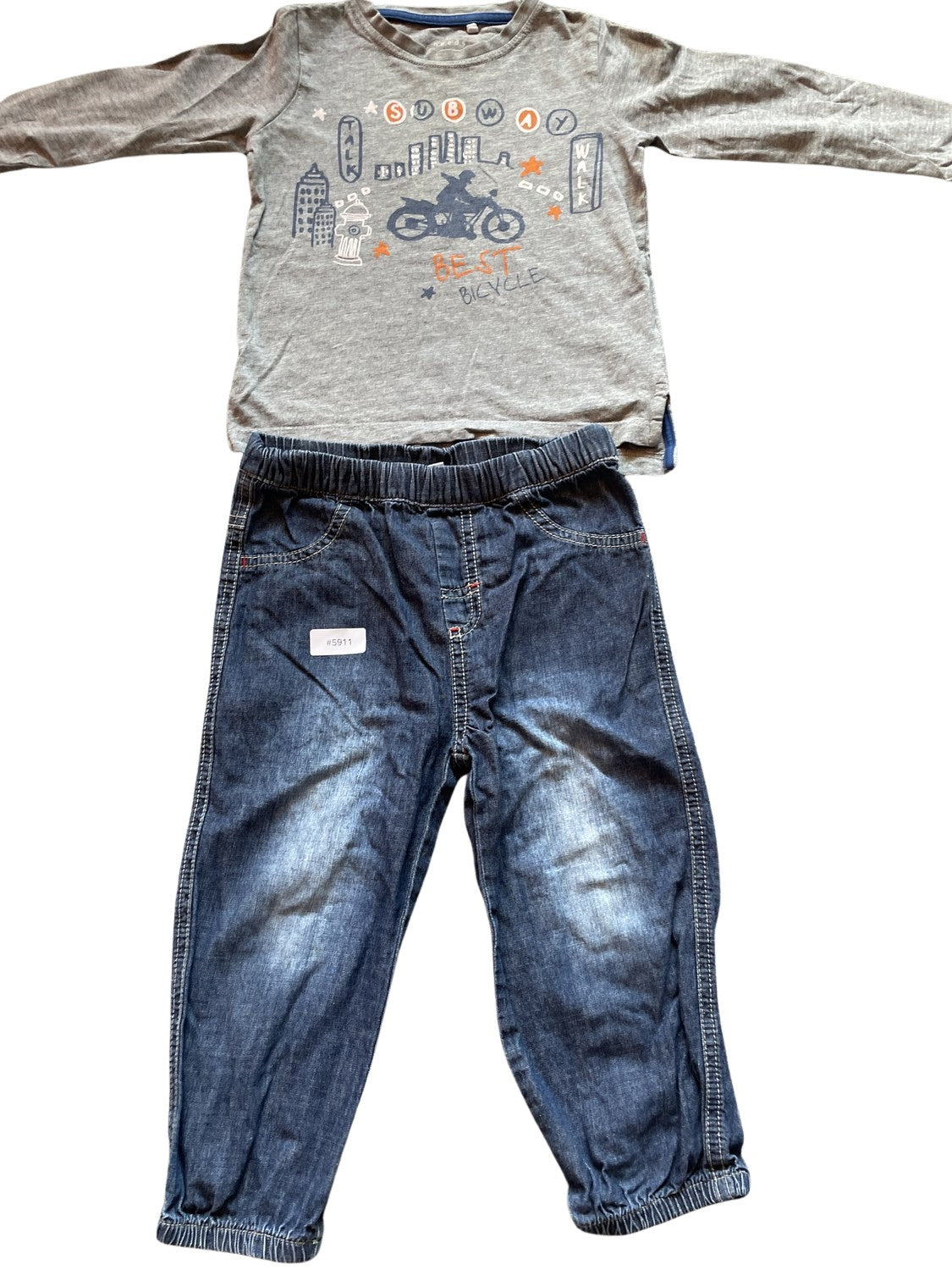 Set Langarmshirt und Hose - Gr. 86