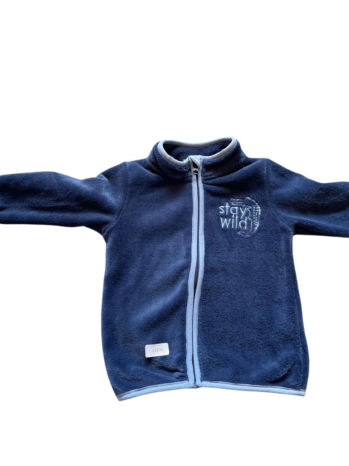 Fleecejacke mit Text - Gr. 80