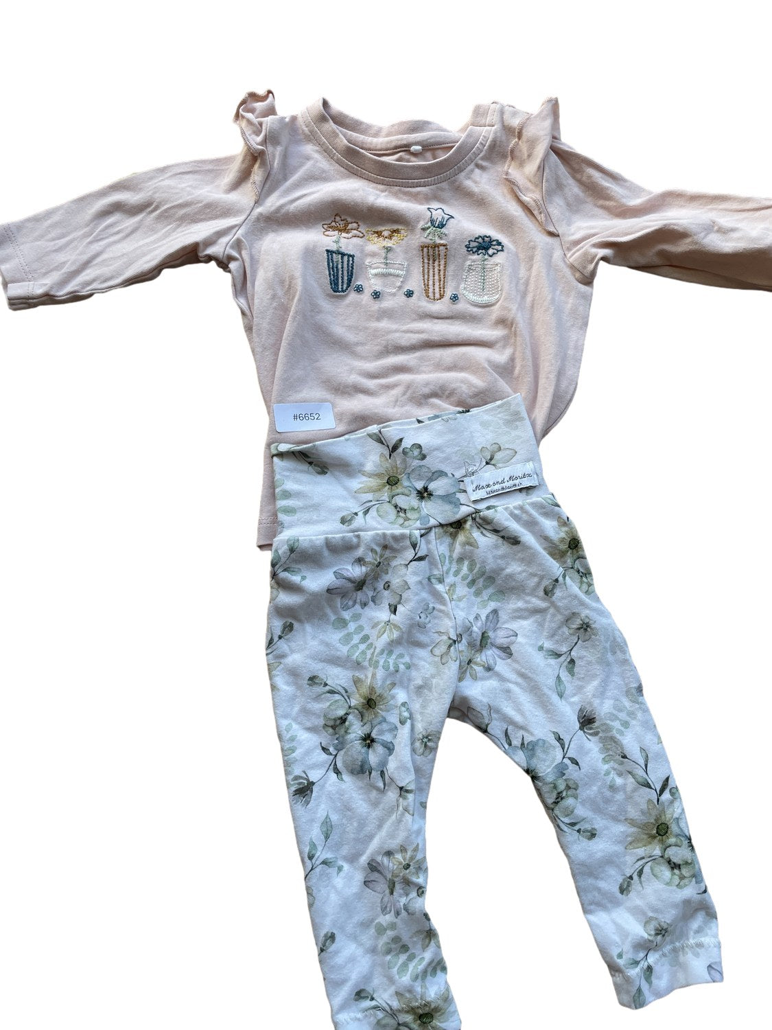 Set mit Langarmshirt und Hose - Gr. 62