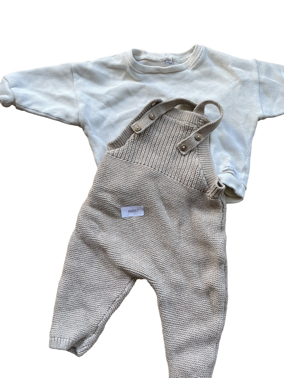 Strampler mit Pullover - Gr. 62