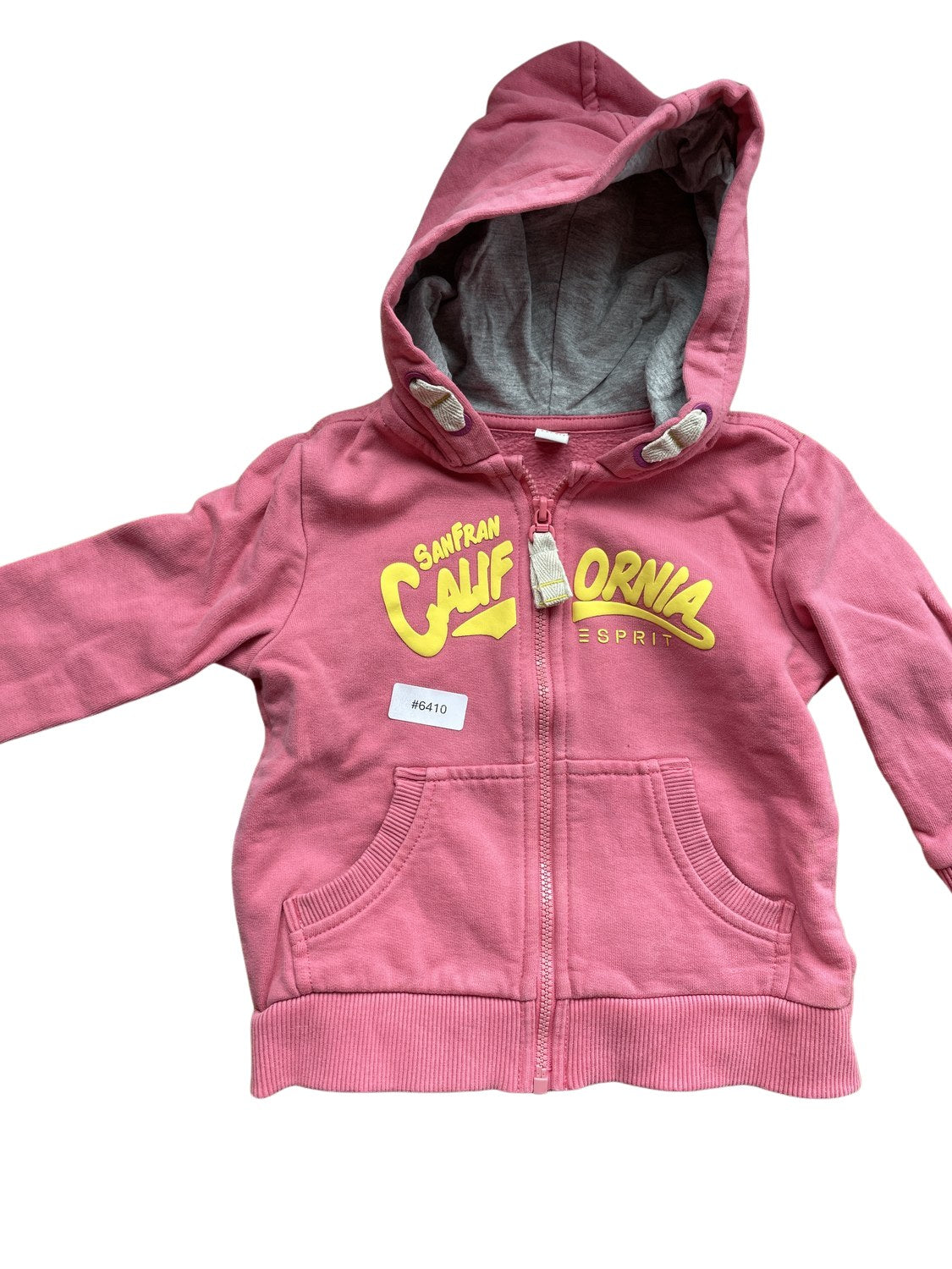 Rosa Kapuzenjacke - Gr. 86