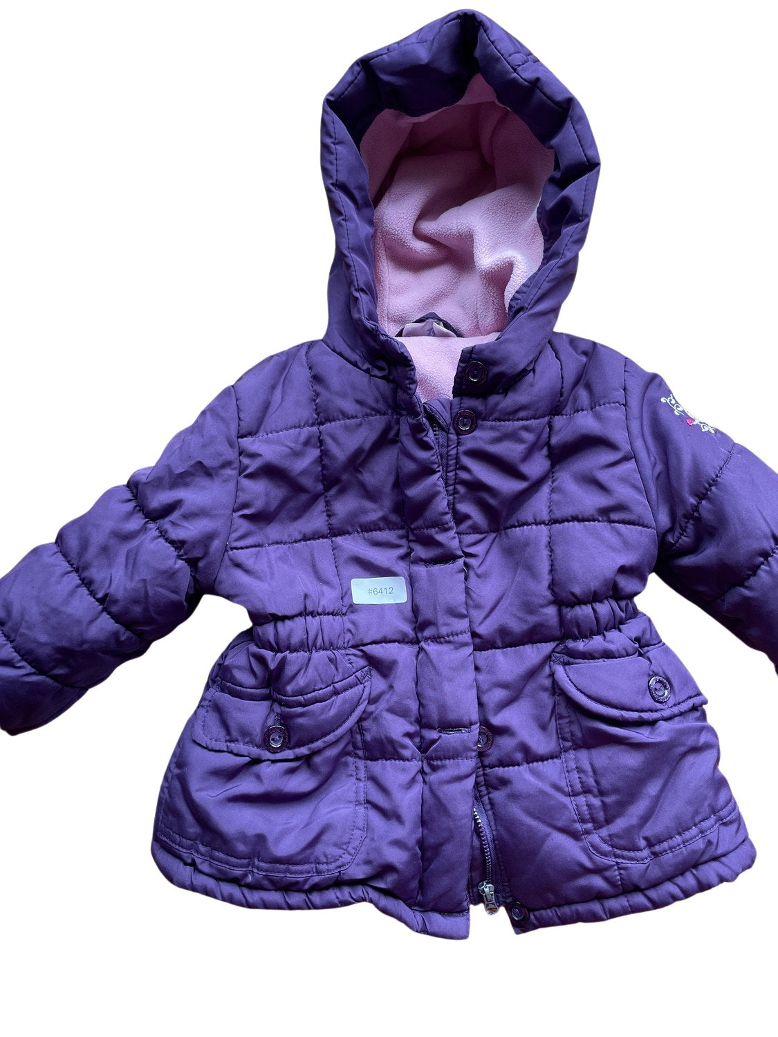 Lila Winterjacke - Gr. 86
