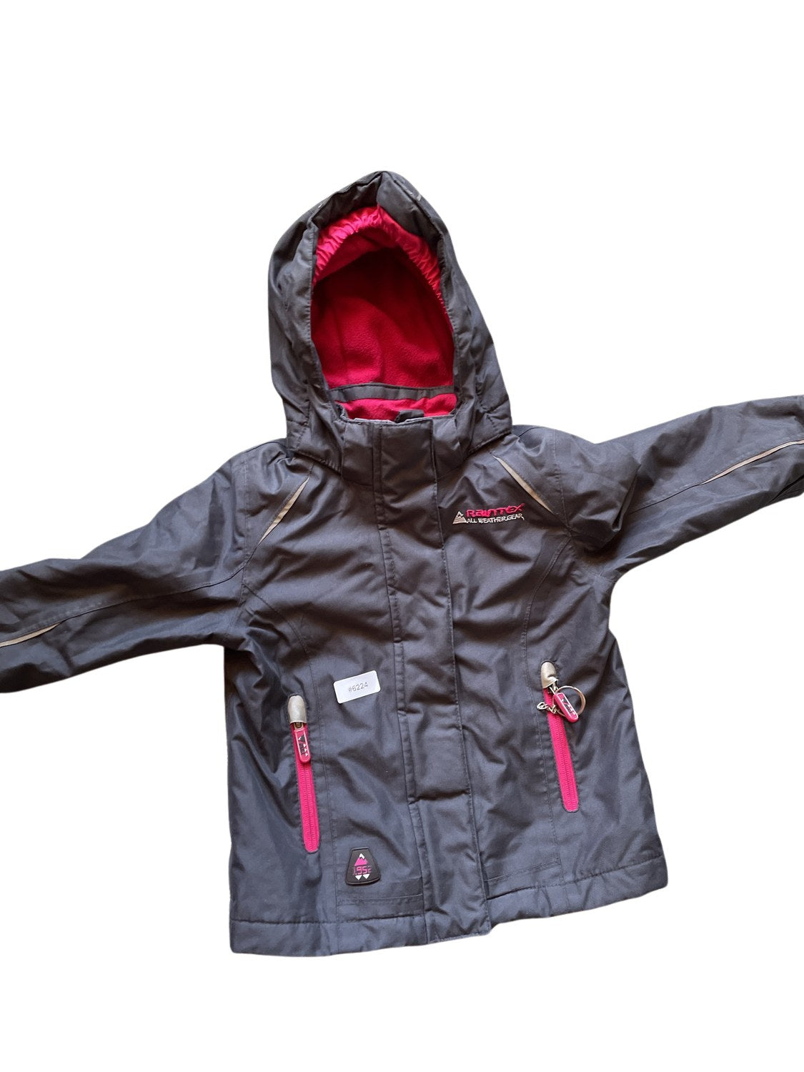 Warme Jacke mit Kapuze - Gr. 92