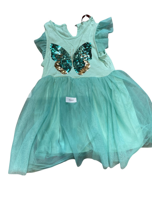 Kleid mit Schmetterling - Gr. 104