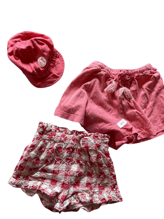 3er Bundle Sommerkleidung - Gr. 80