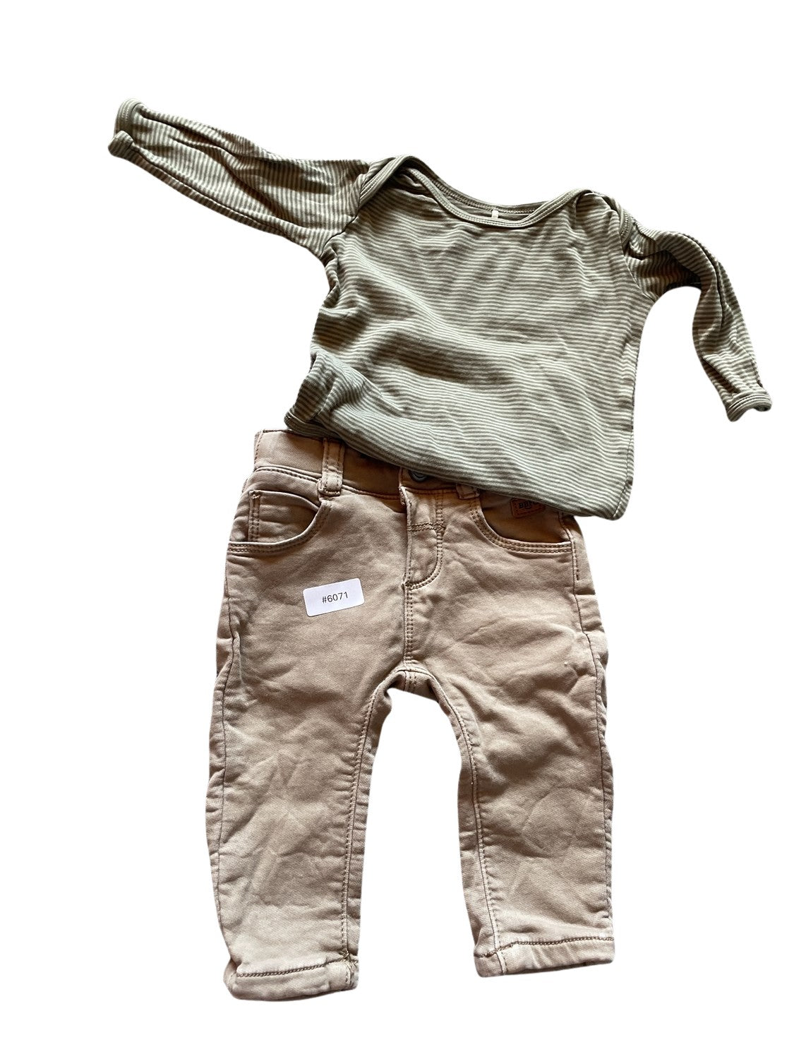Set Langarmshirt und Hose - Gr. 62