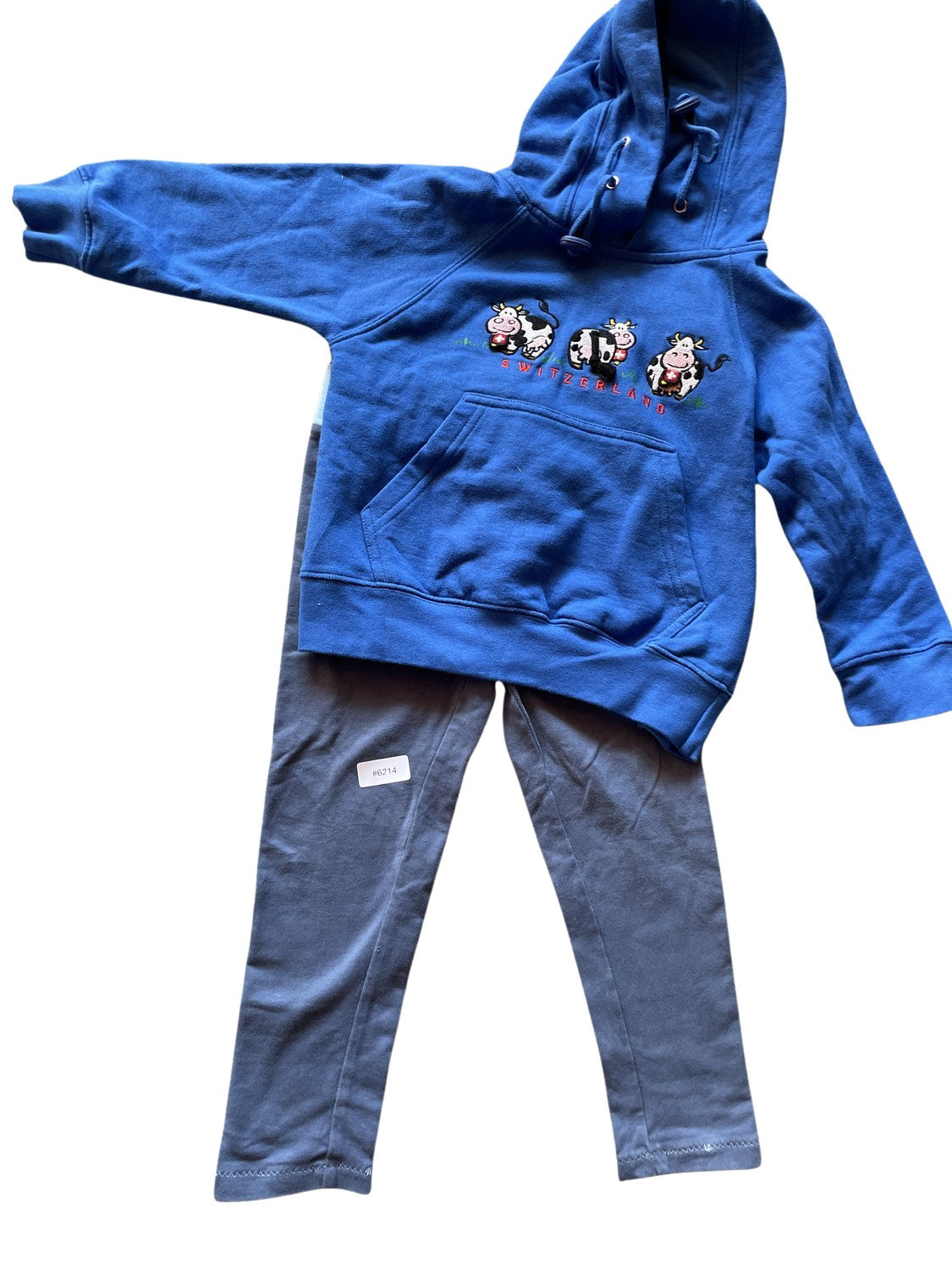 Süsser Kapuzenpullover mit Hose - Gr. 104