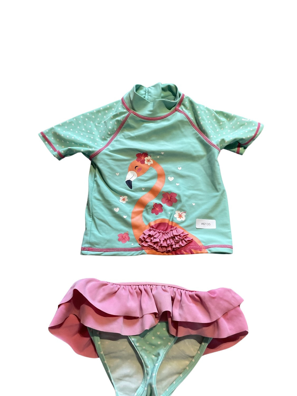 Badeshirt mit Flamingo - Gr. 98