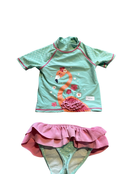 Badeshirt mit Flamingo - Gr. 98