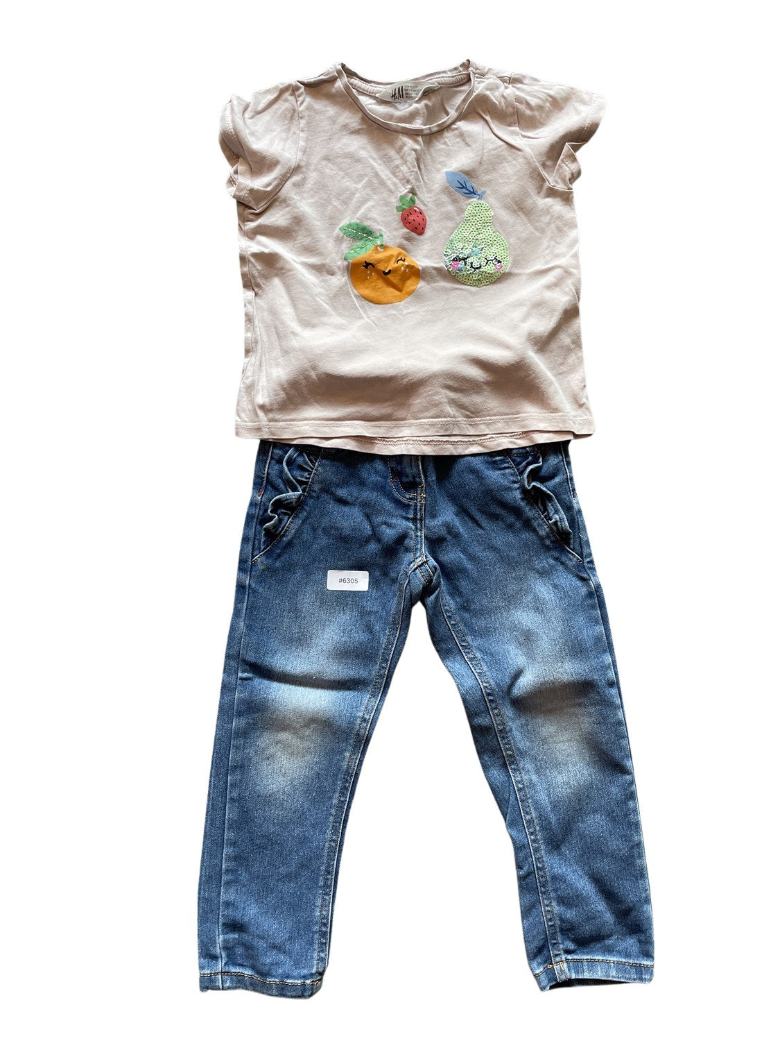 Set aus Shirt und Jeans - Gr. 98