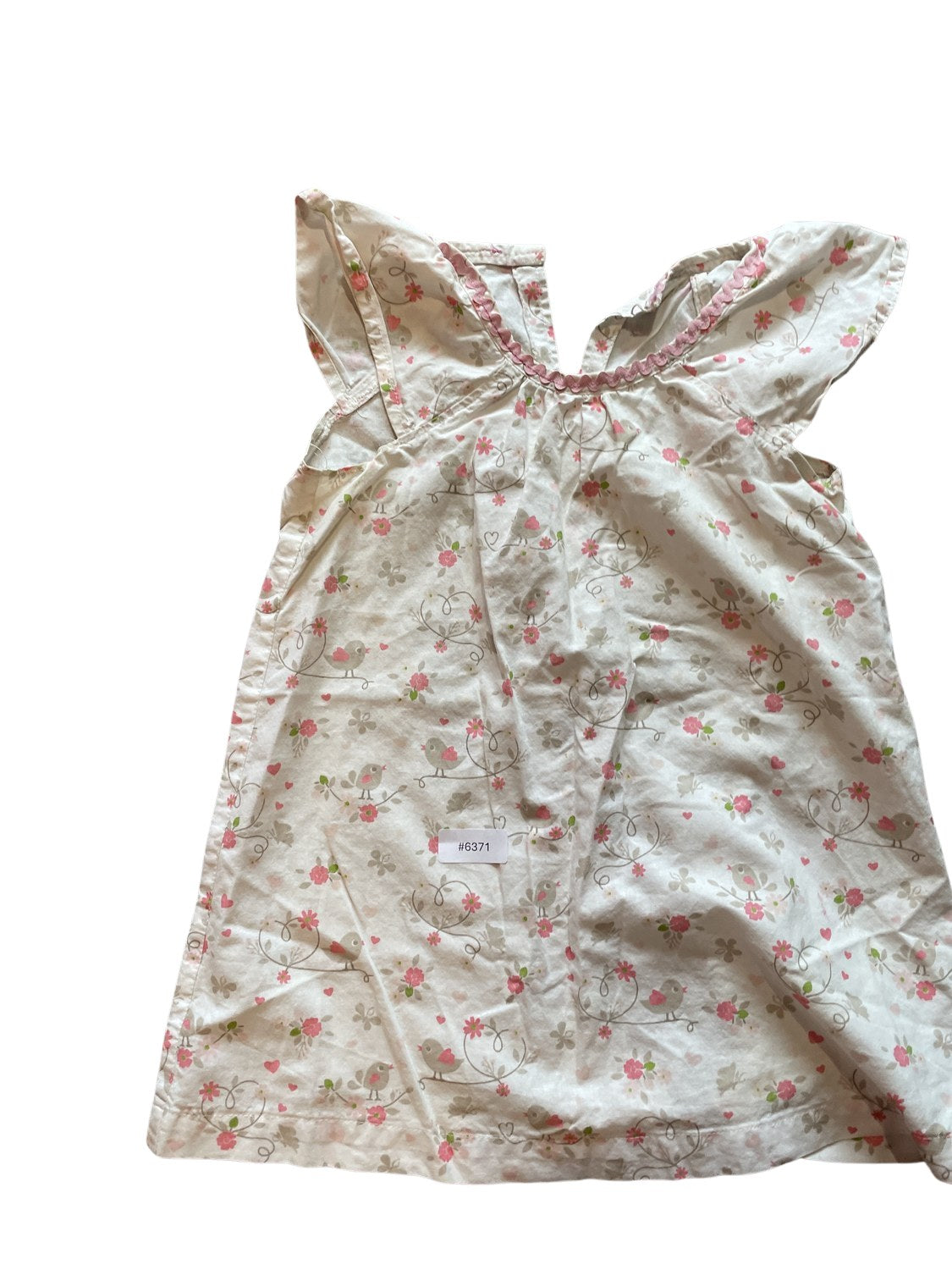 Süsses Mädchenkleid mit Blümchenmuster - Gr. 92