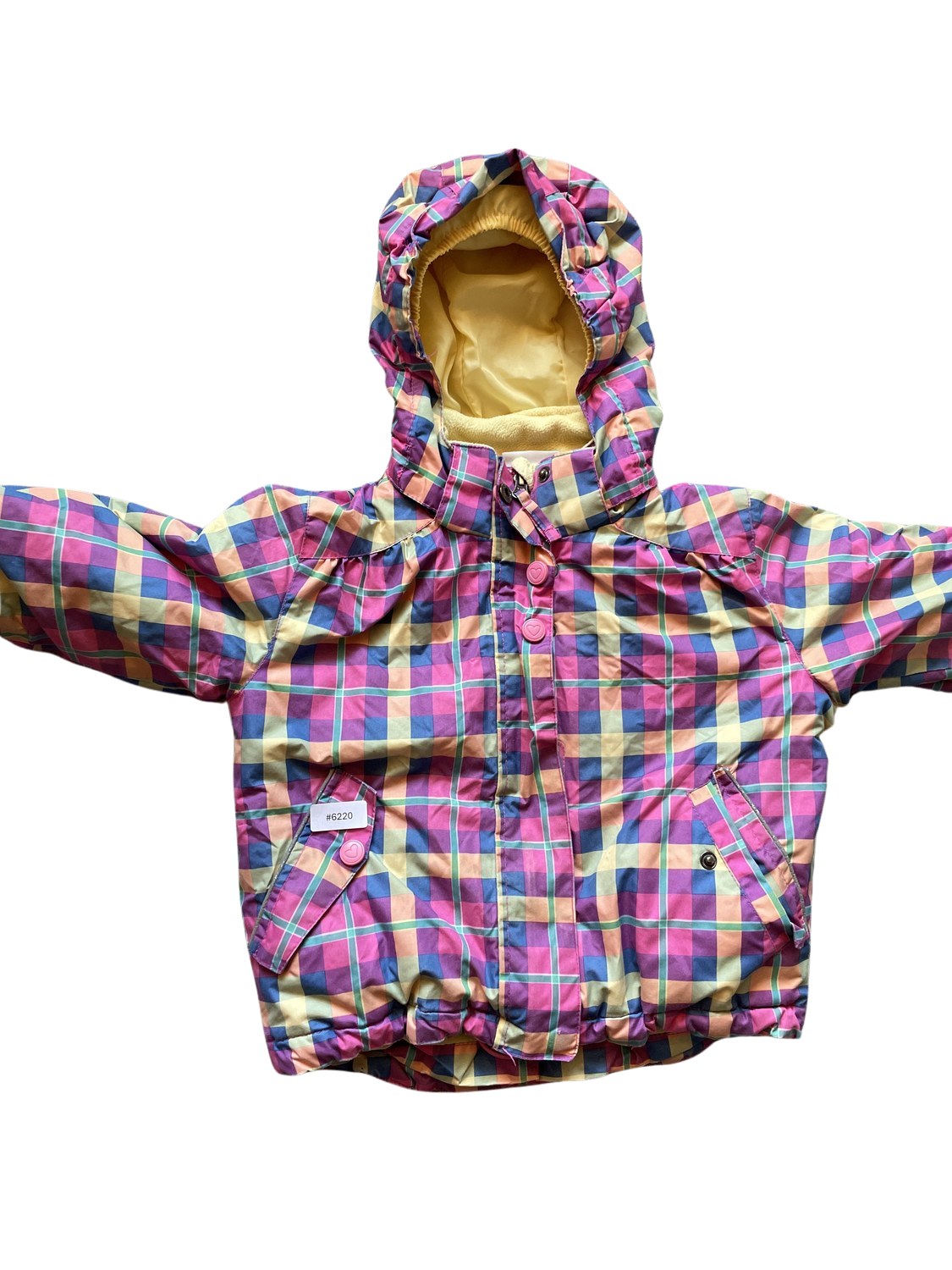 Bunte Kinderjacke mit Kapuze - Gr. 92