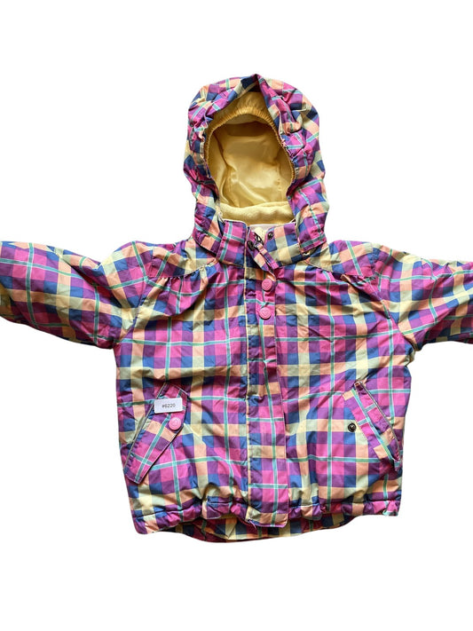 Bunte Kinderjacke mit Kapuze - Gr. 92