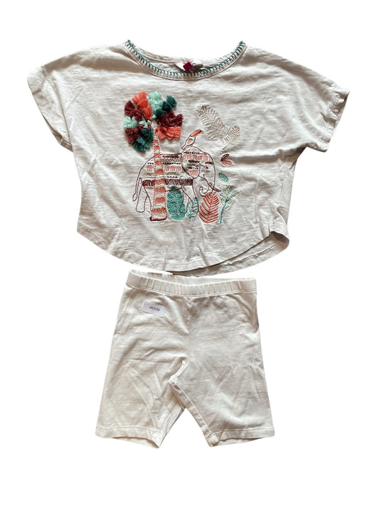 Shirt mit Elefant - Gr. 104