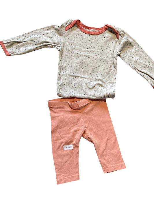 Set Langarmshirt und Leggings - Gr. 86