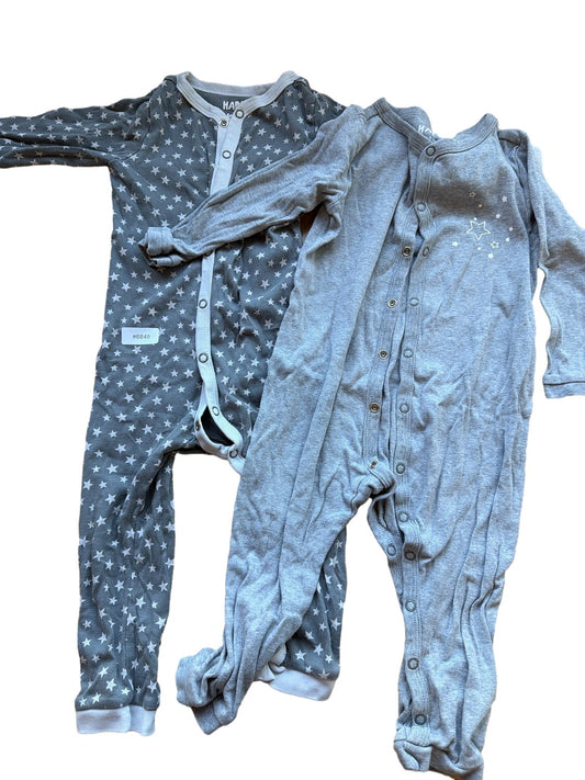 Lot de 2 bodies à motif étoiles - Taille 86