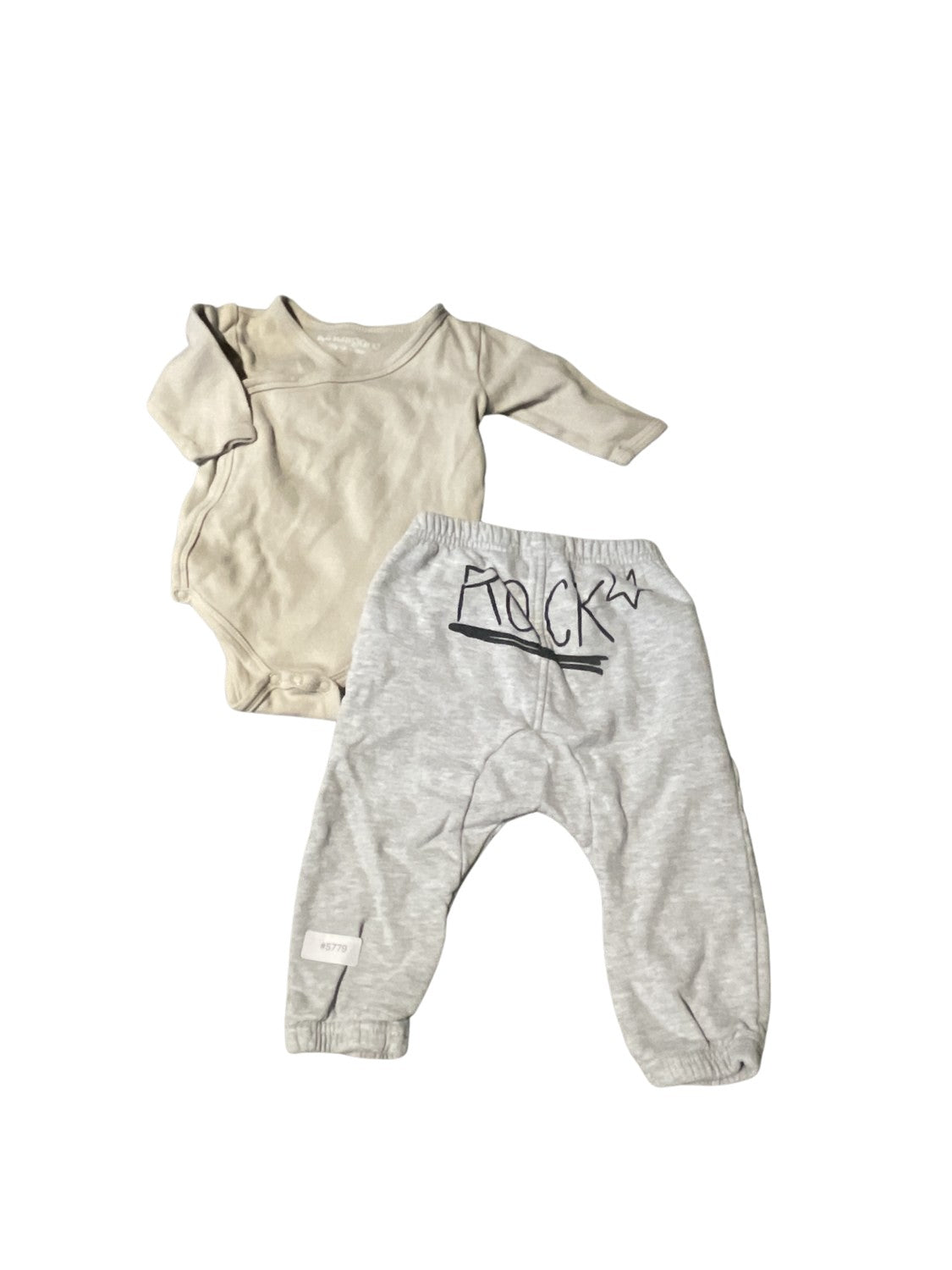 Set Langarmbody und Jogginghose - Gr. 74