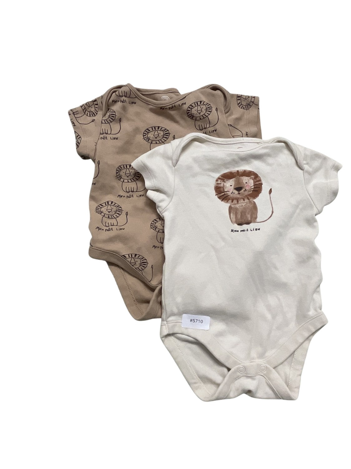 2er Bundle Body mit Löwen-Motiv - Gr. 68