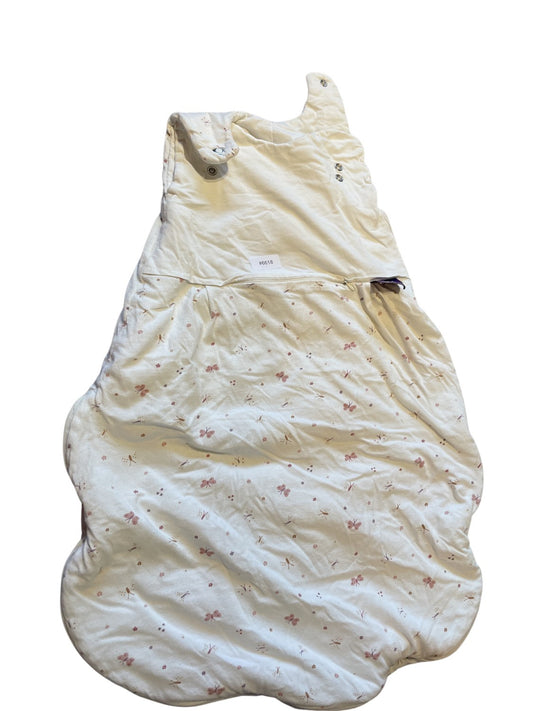 Chancelière blanche à fleurs - T. 68