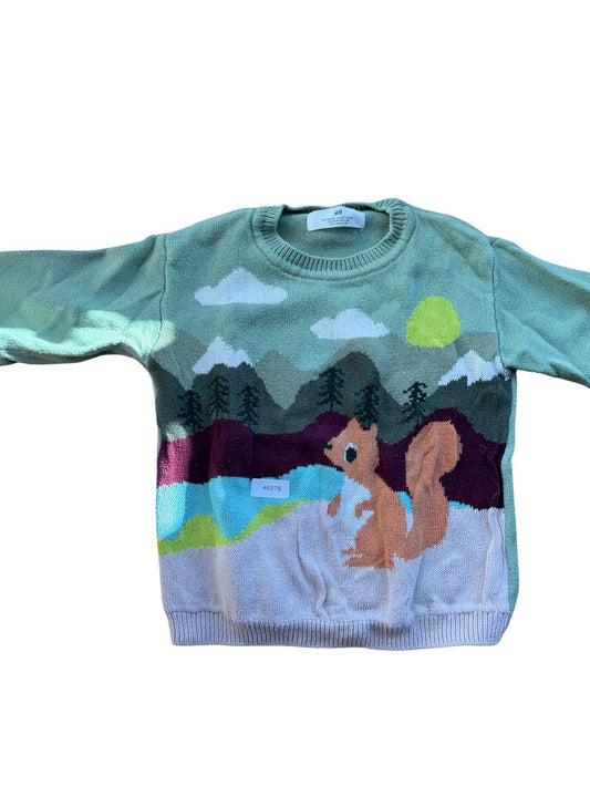 Pull avec motif écureuil - Taille 122