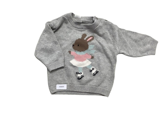 Pullover mit Häschenmotiv - Gr. 68