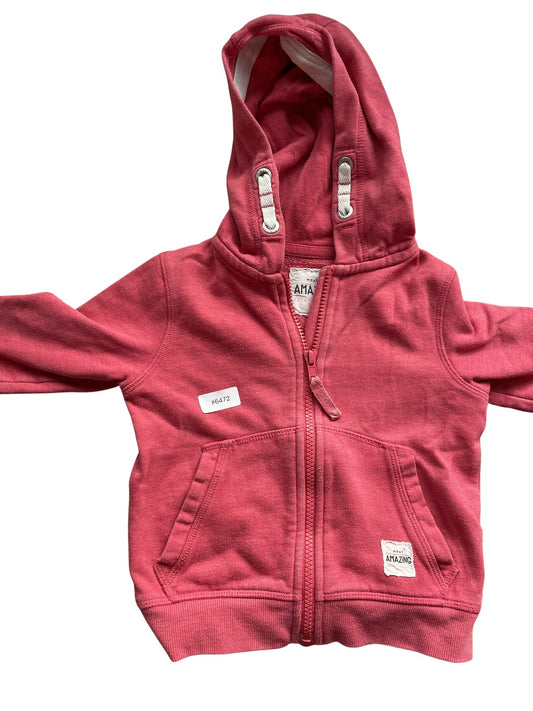 Roter Hoodie - Gr. 98