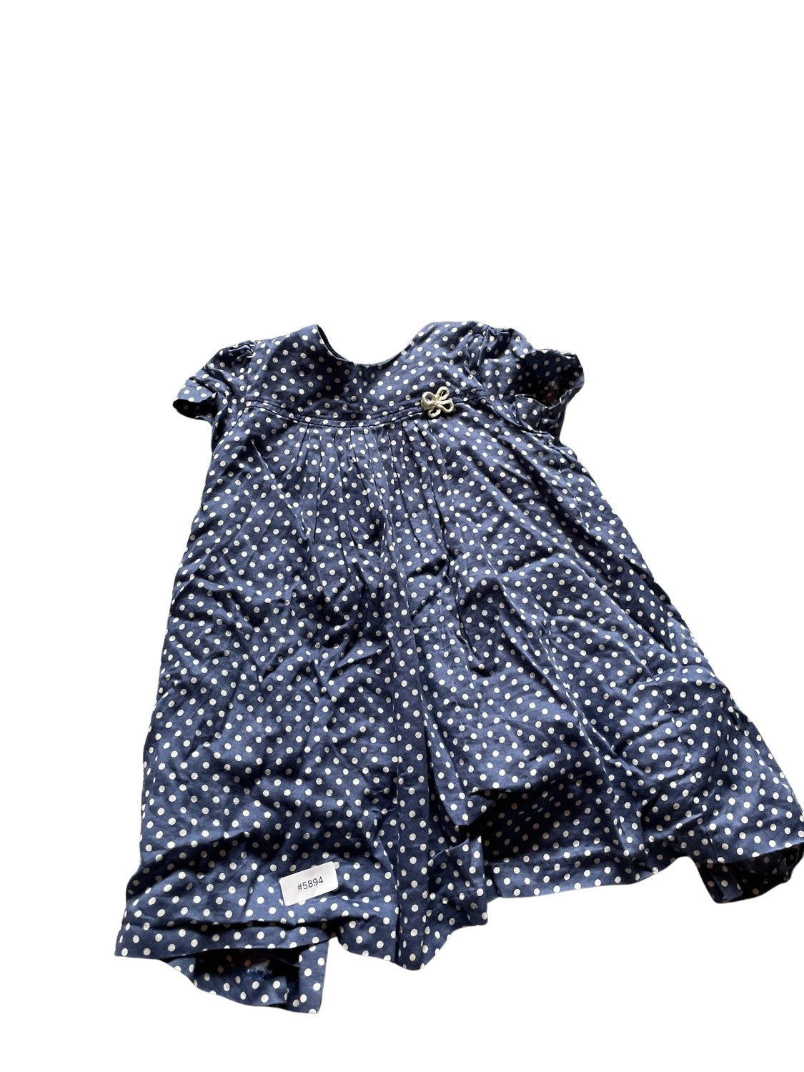 Punktmuster Kleid - Gr. 92