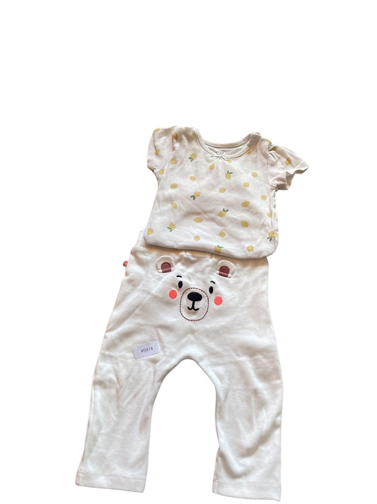 Set aus Shirt und Strampler - Gr. 68