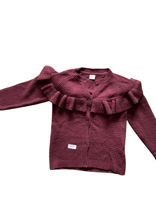 Pullover mit Rüschen - Gr. 98