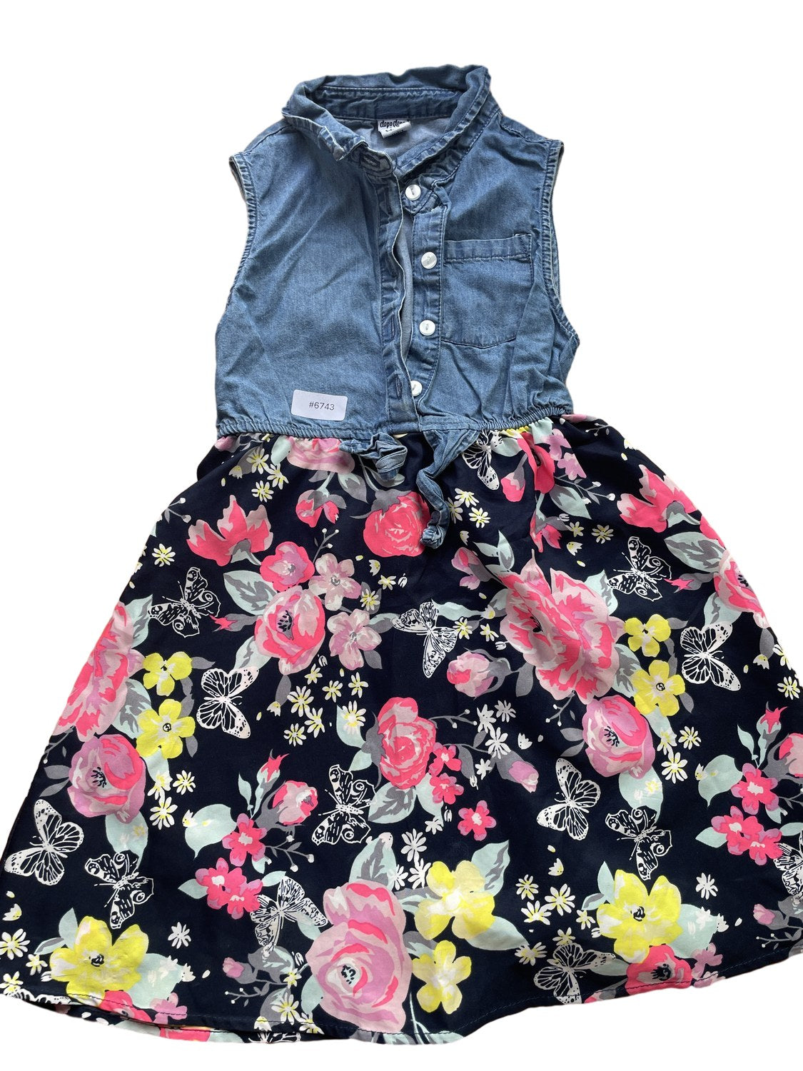 Girls' Floral Dress - Size 116