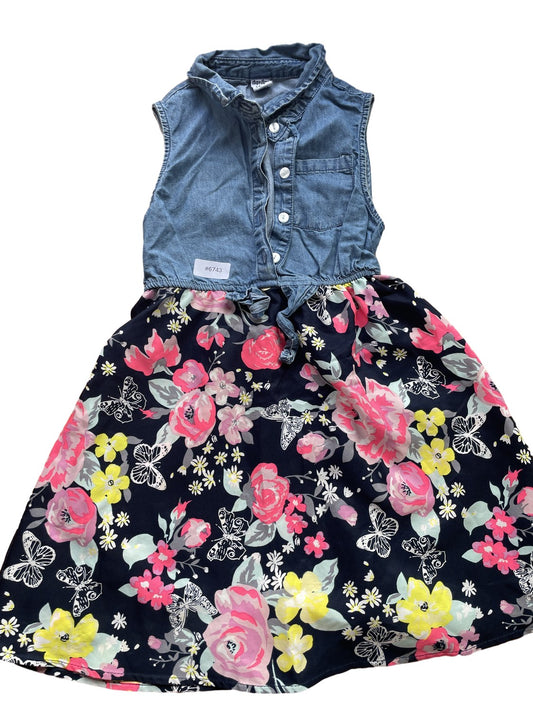 Girls' Floral Dress - Size 116