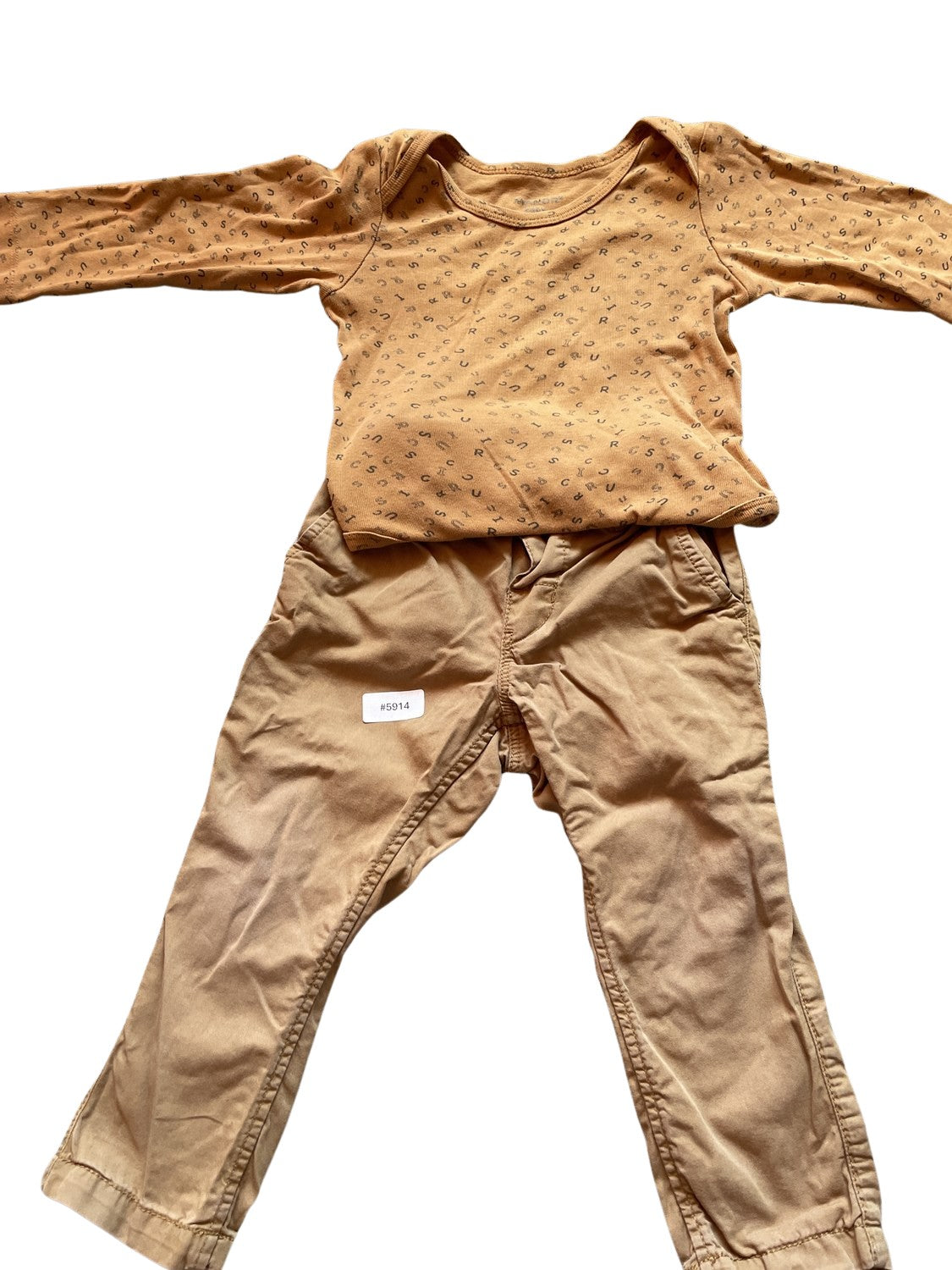 Set Langarmshirt und Hose - Gr. 86