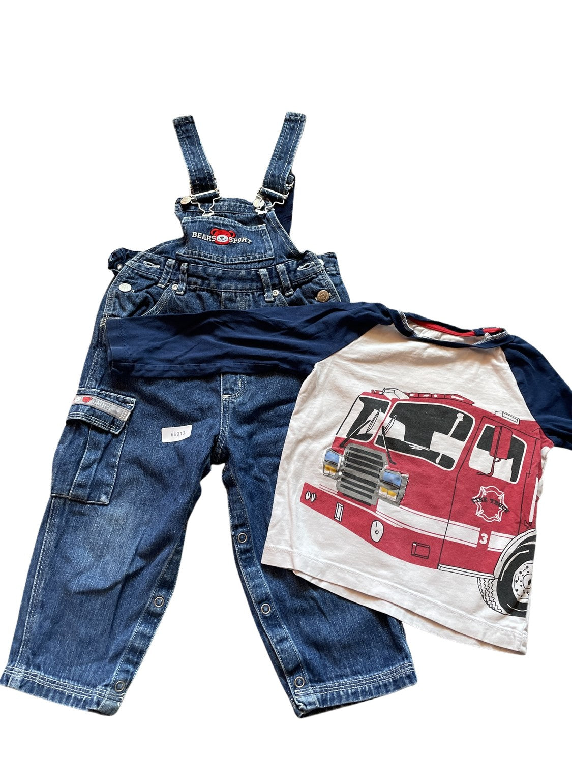 Set Latzhose und T-Shirt - Gr. 86