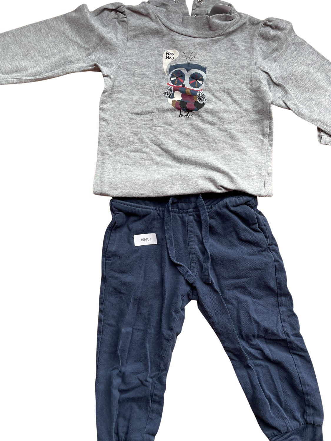 Pullover mit Eule - Gr. 92
