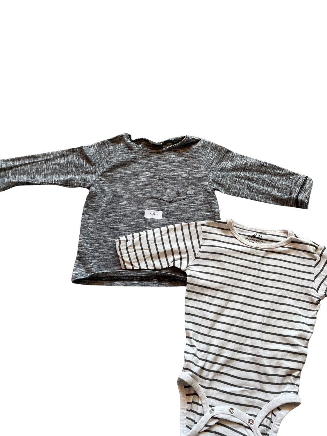 Set Langarmshirt und Body - Gr. 80