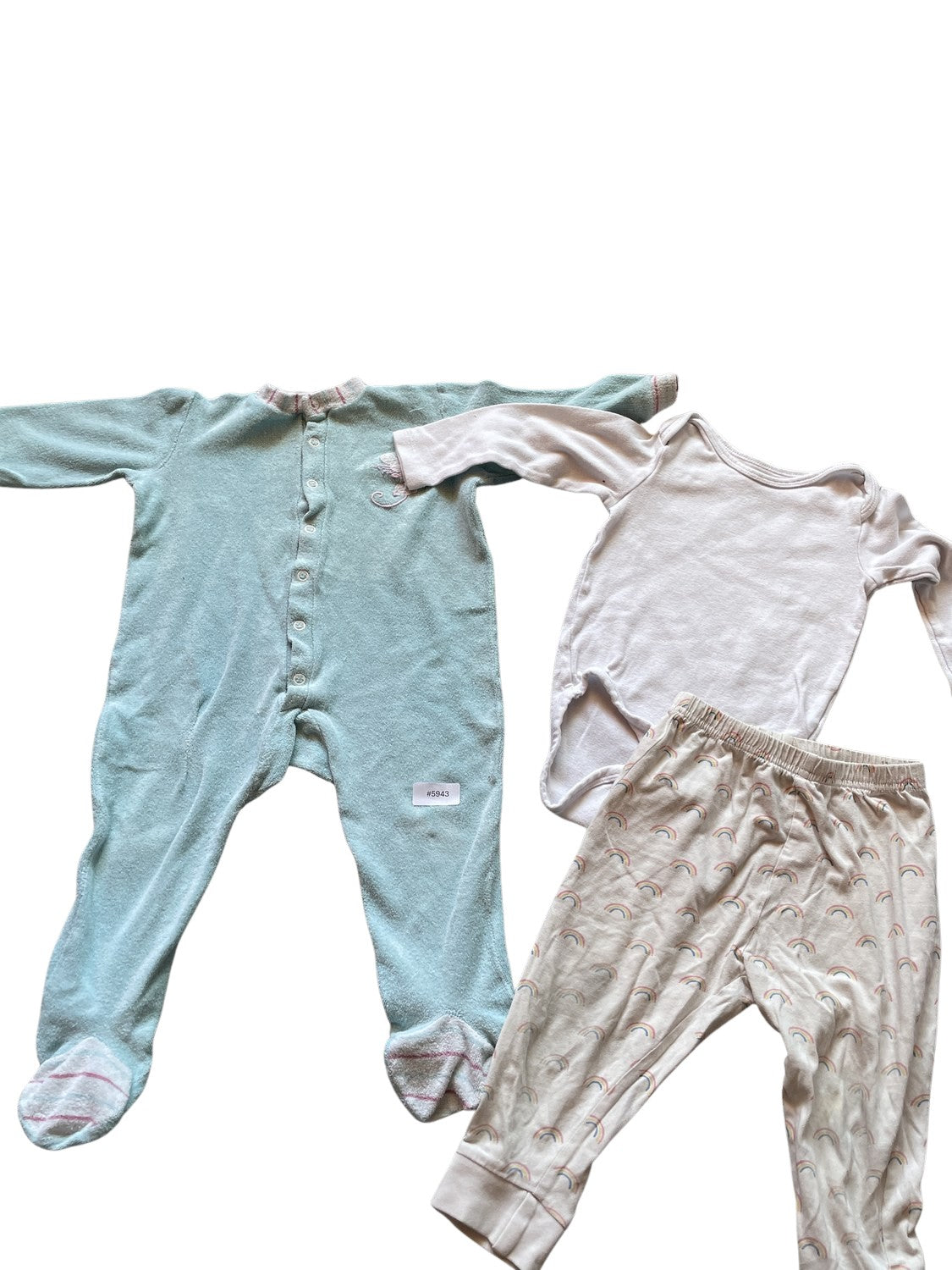 3er Bundle Strampler, Body und Hose - Gr. 80