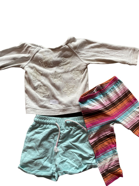 Set Langarmshirt und Hosen - Gr. 80
